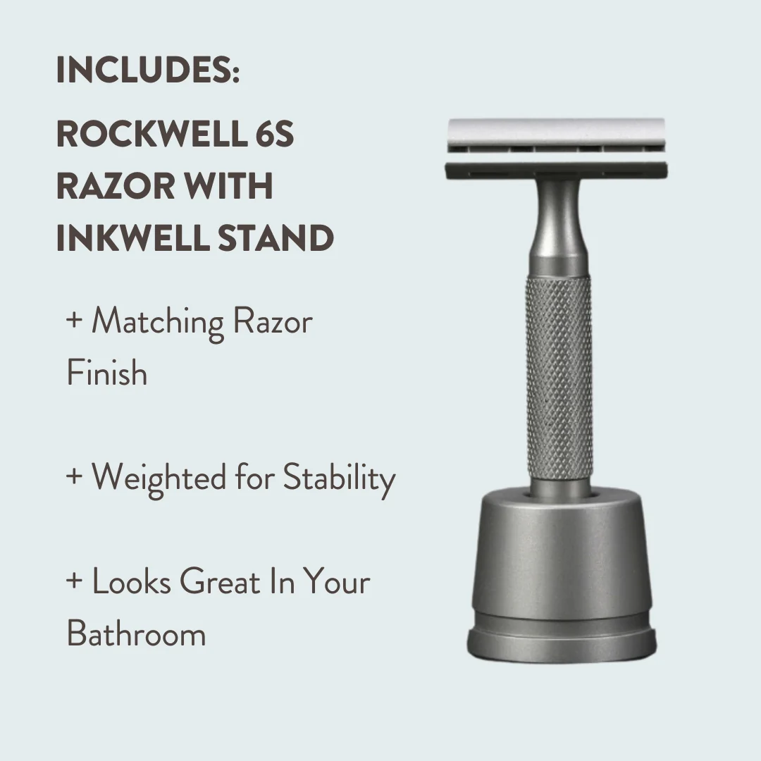 Rockwell 6S Matte Stainless Steel All-In-One Shave Kit - Image 5